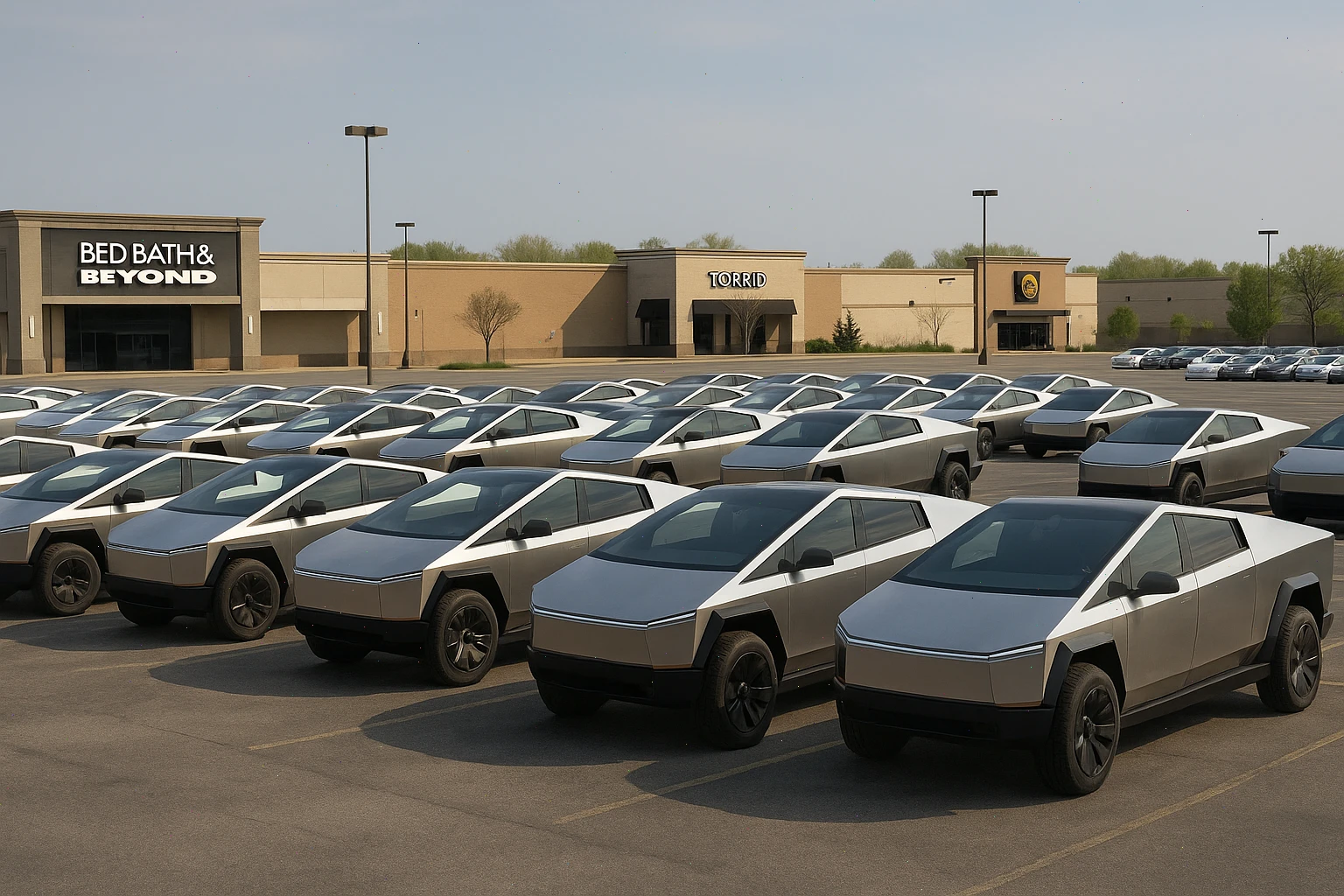 Tesla Faces Cybertruck Inventory Overflow in Detroit