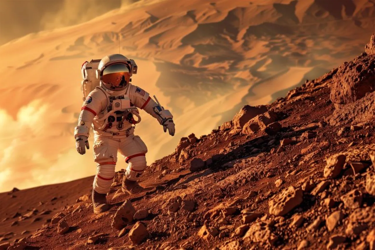 Astronaut on Mars